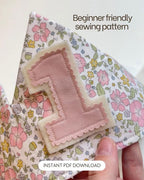 Birthday Crown Sewing Pattern: Reusable Fabric Crown with Numbers (PDF Download)