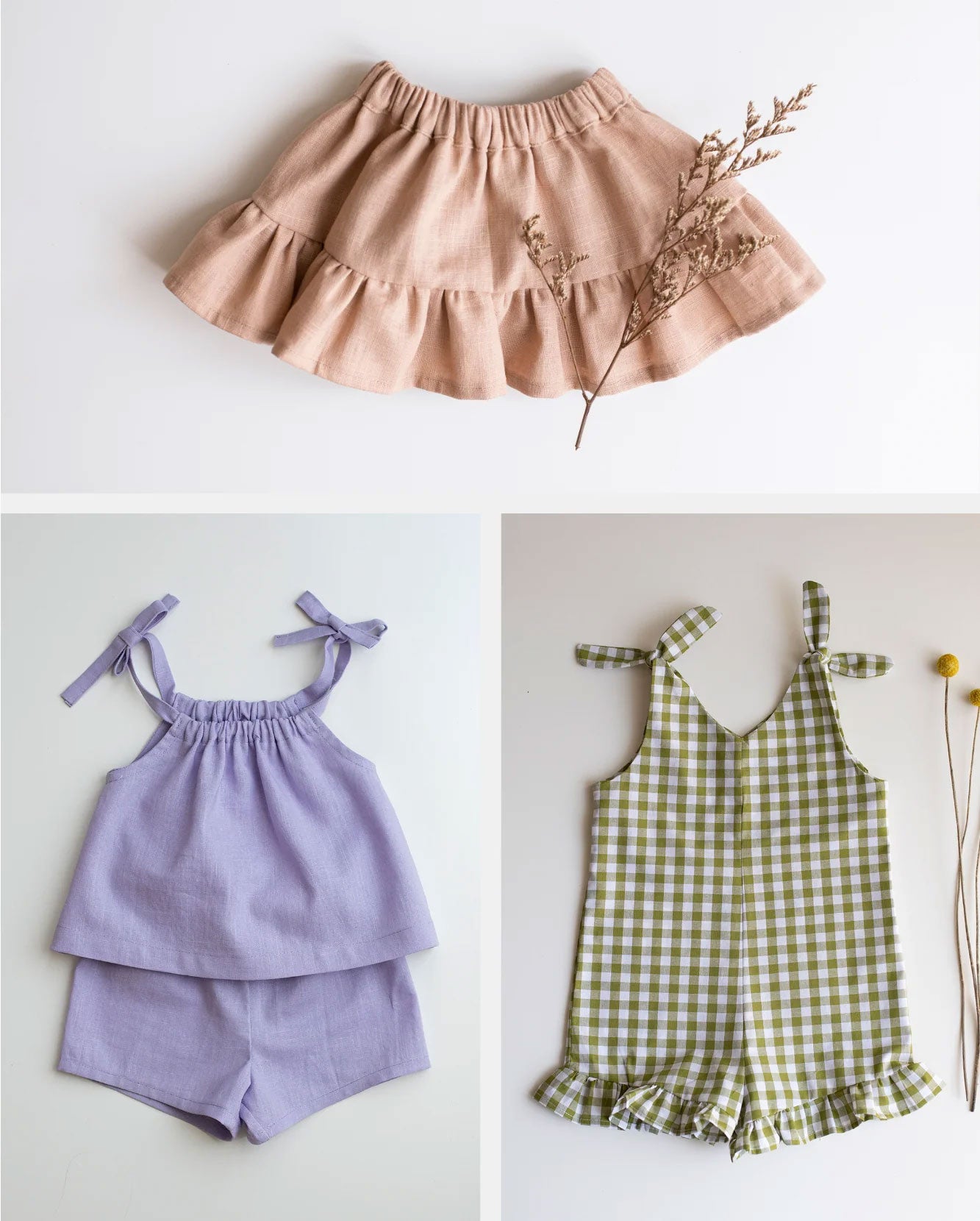 Easy Summer Bundle 3-in-1 Sewing Pattern PDF Instant Download