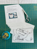 Original Henrietta Chicken Oven Mitt Sewing Pattern PDF - Beginner Quilted Potholder