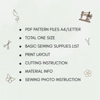 Diaper and Wipes Pouch Sewing Pattern | Beginner Friendly (PDF A4/A0/US Letter)