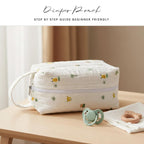 Diaper and Wipes Pouch Sewing Pattern | Beginner Friendly (PDF A4/A0/US Letter)