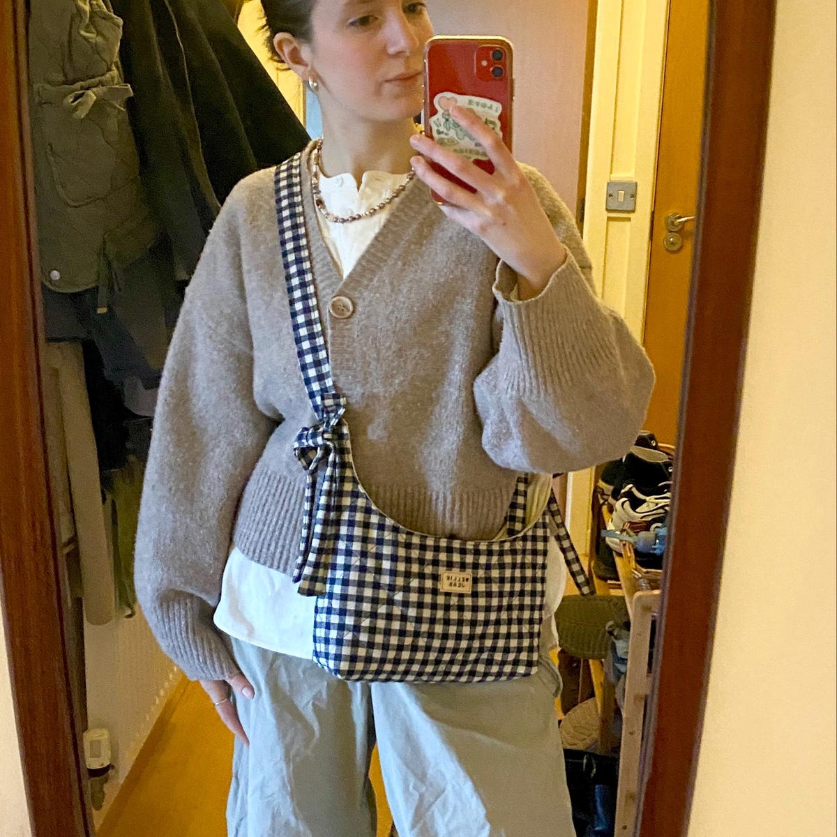 Mini Slouchy Bow Bag Sewing Pattern PDF, Beginner-Friendly Shoulder Bag Tutorial