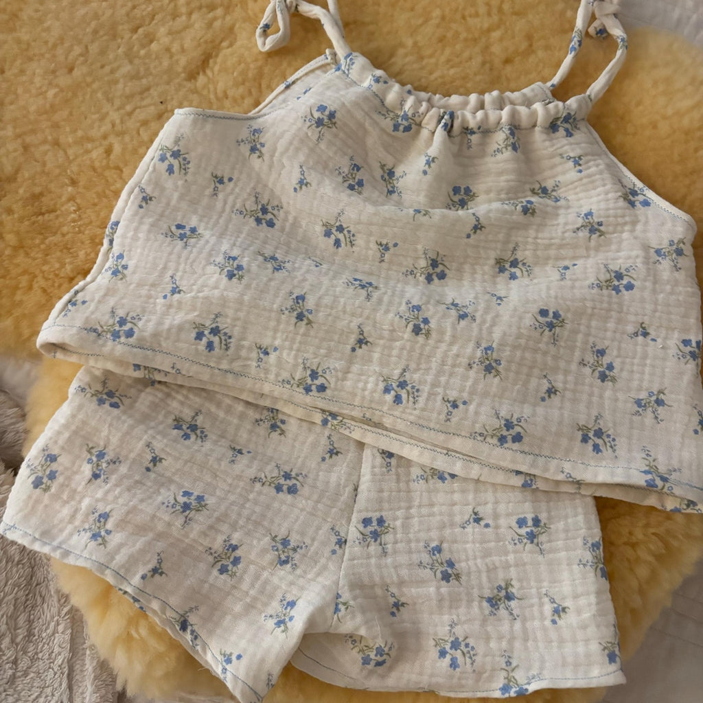 Daisy Set – PDF Sewing Pattern | Top and shorts set for Kids (0-3M to 6Y)