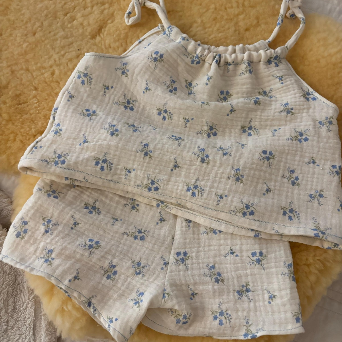 Daisy Set – PDF Sewing Pattern | Top and shorts set for Kids (0-3M to 6Y)