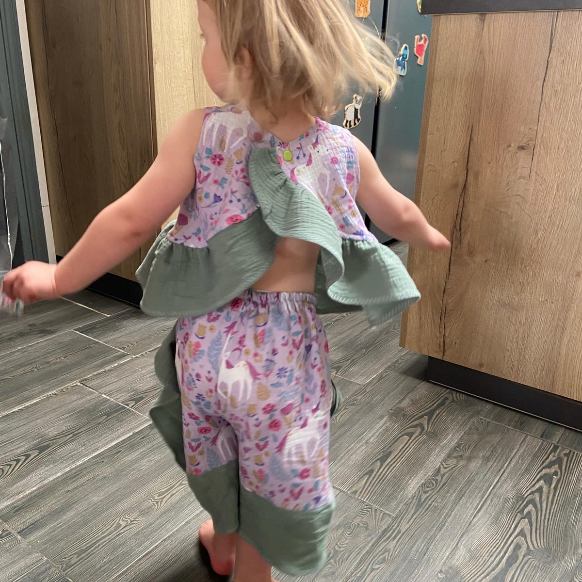 LiLy Set Kids Top &Pants Sewing Pattern PDF Instant Download