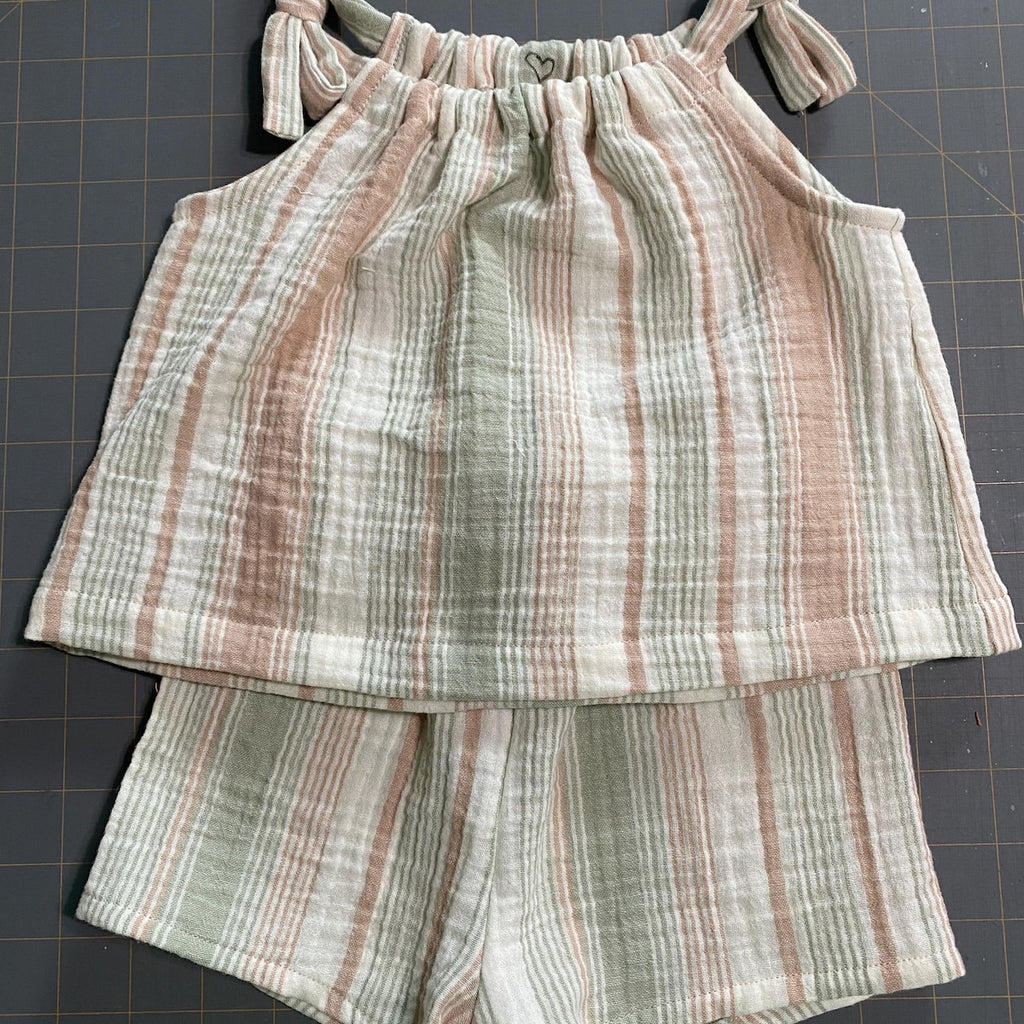 Daisy Set – PDF Sewing Pattern | Top and shorts set for Kids (0-3M to 6Y)