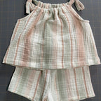 Daisy Set – PDF Sewing Pattern | Top and shorts set for Kids (0-3M to 6Y)