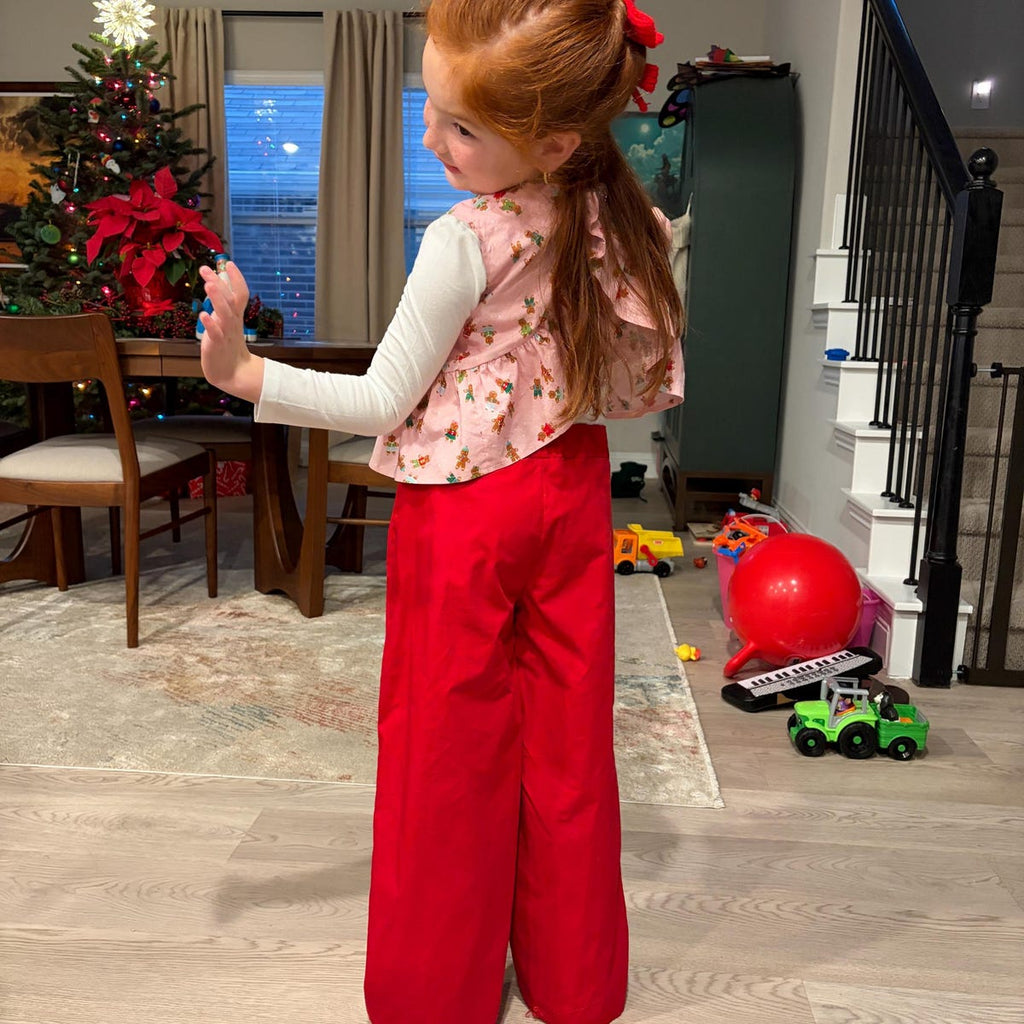 LiLy Set Kids Top &Pants Sewing Pattern PDF Instant Download