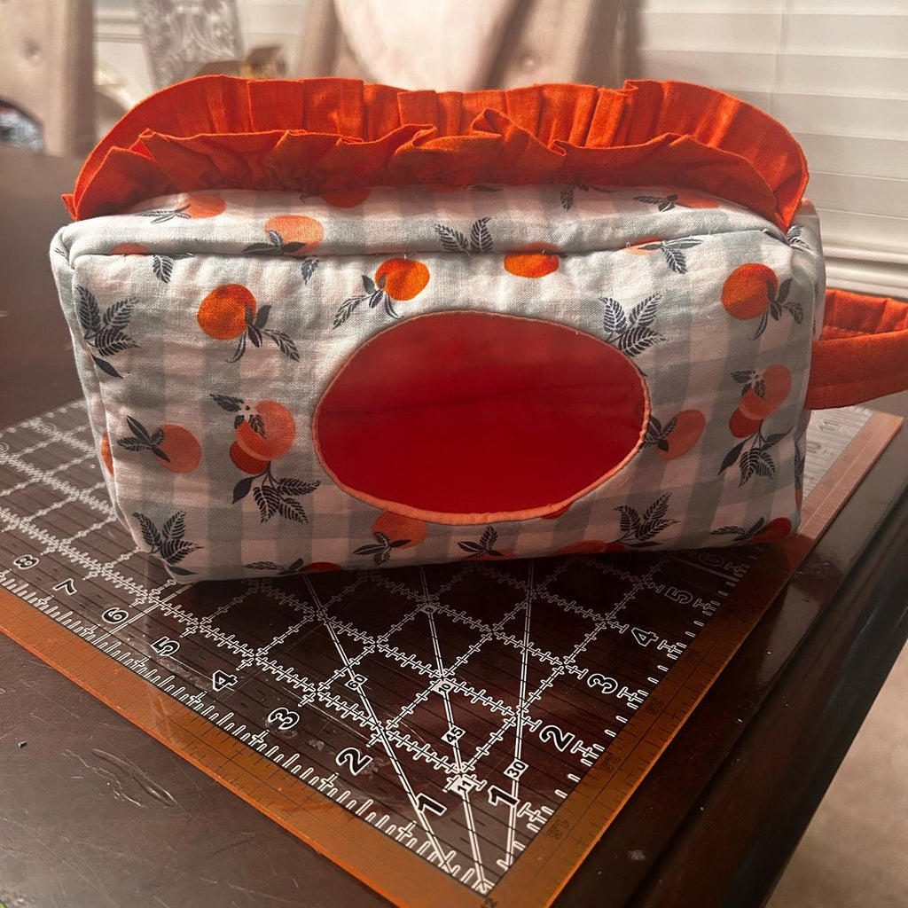 Diaper Pouch with Ruffles Sewing Pattern PDF Download Beginner Friendly