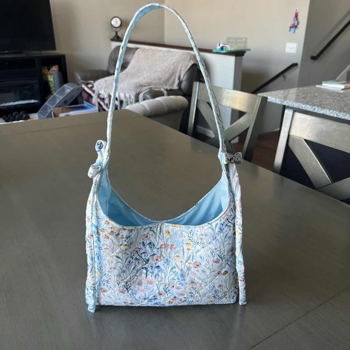 Mini Slouchy Bow Bag Sewing Pattern PDF, Beginner-Friendly Shoulder Bag Tutorial