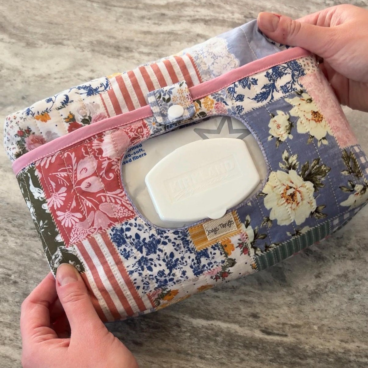 Quilted Diaper and Wipes Pouch | Digital PDF Sewing Pattern | Step-by-Step