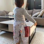 Unisex Kids Balloon Trousers Barrel Leg Pant PDF Sewing Pattern - Cali Pants 3/6m-10y