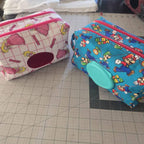 Double Zipper Wipe Pouch Pattern PDF Download | Boxy Wipe Case