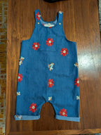 Kids Dungaree Sewing Pattern: Toddler & Child Romper PDF Instant Download