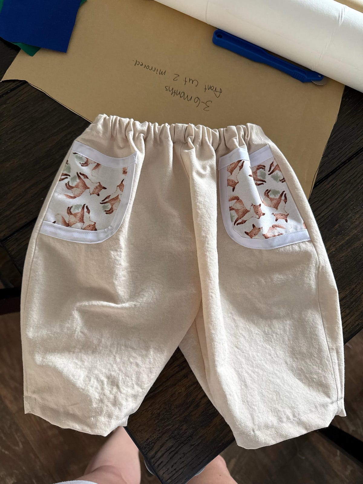 Baby Barrel Leg Pants Pattern PDF | DIY Toddler & Infant