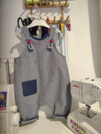 Kids Dungaree Sewing Pattern: Toddler & Child Romper PDF Instant Download