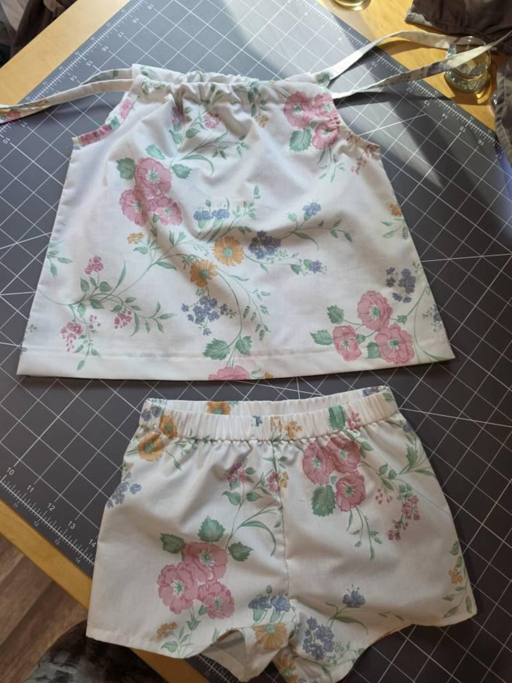 Daisy Set – PDF Sewing Pattern | Top and shorts set for Kids (0-3M to 6Y)