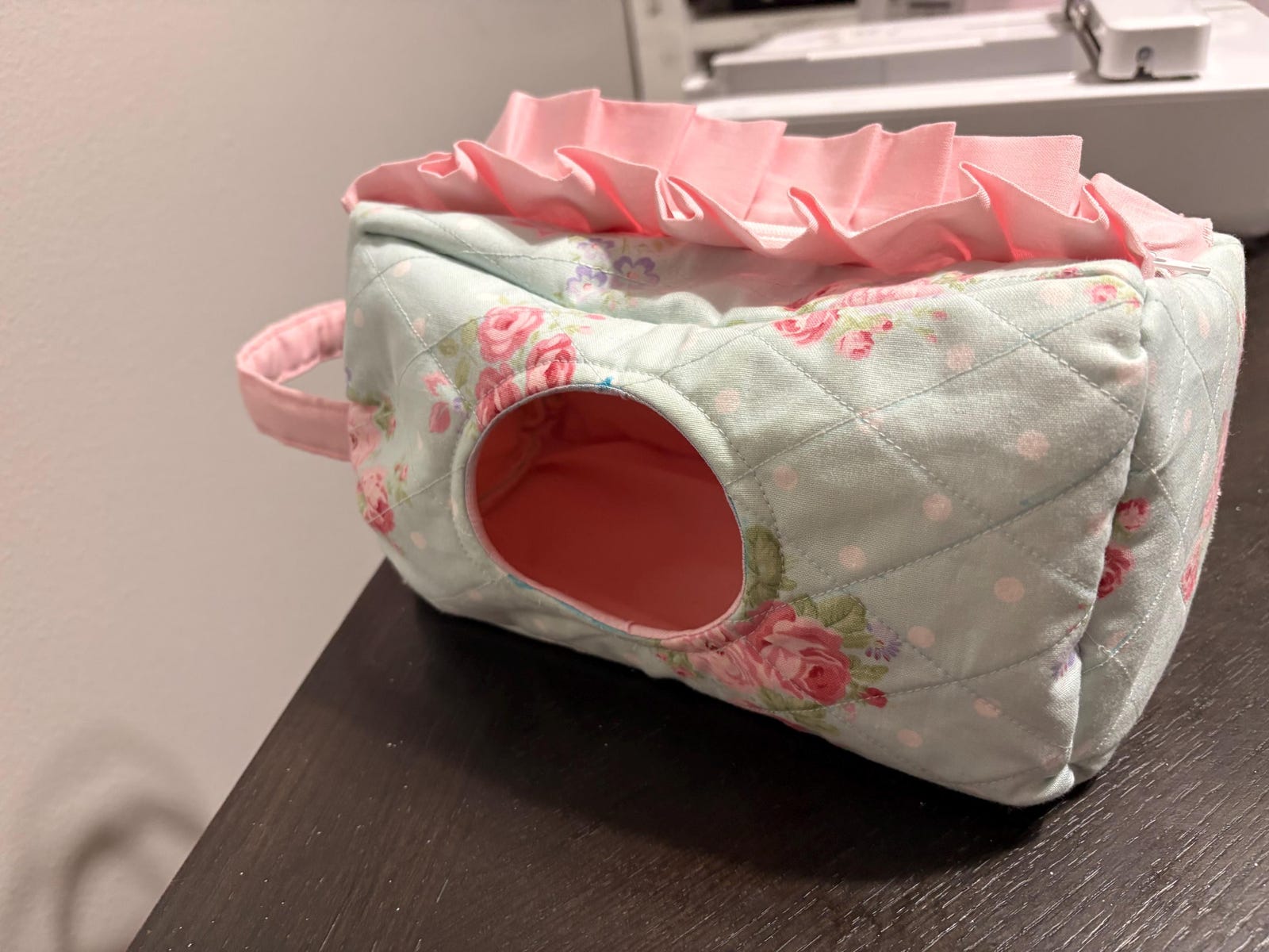 Diaper Pouch with Ruffles Sewing Pattern PDF Download Beginner Friendly