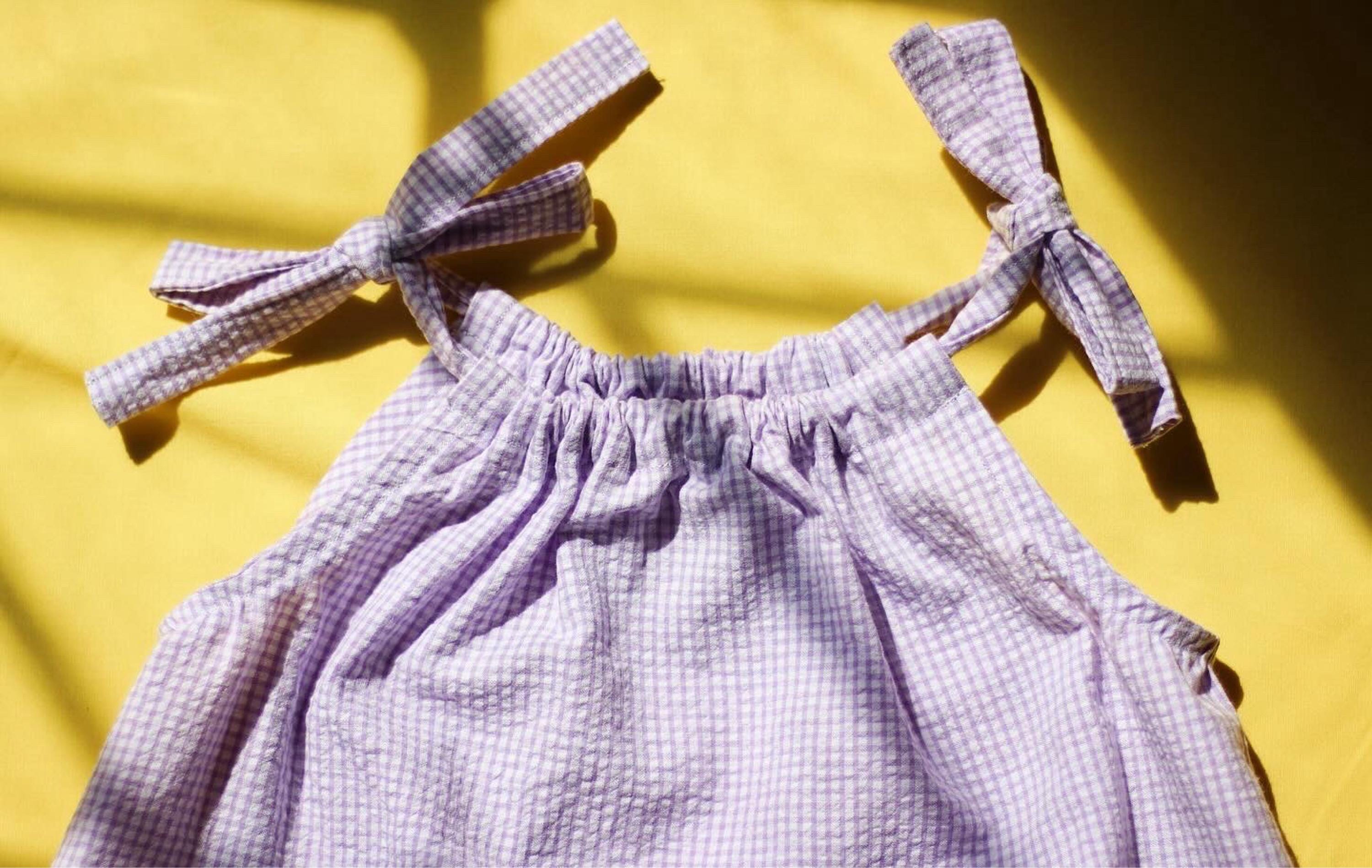 Daisy Set – PDF Sewing Pattern | Top and shorts set for Kids (0-3M to 6Y)