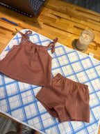 Daisy Set – PDF Sewing Pattern | Top and shorts set for Kids (0-3M to 6Y)