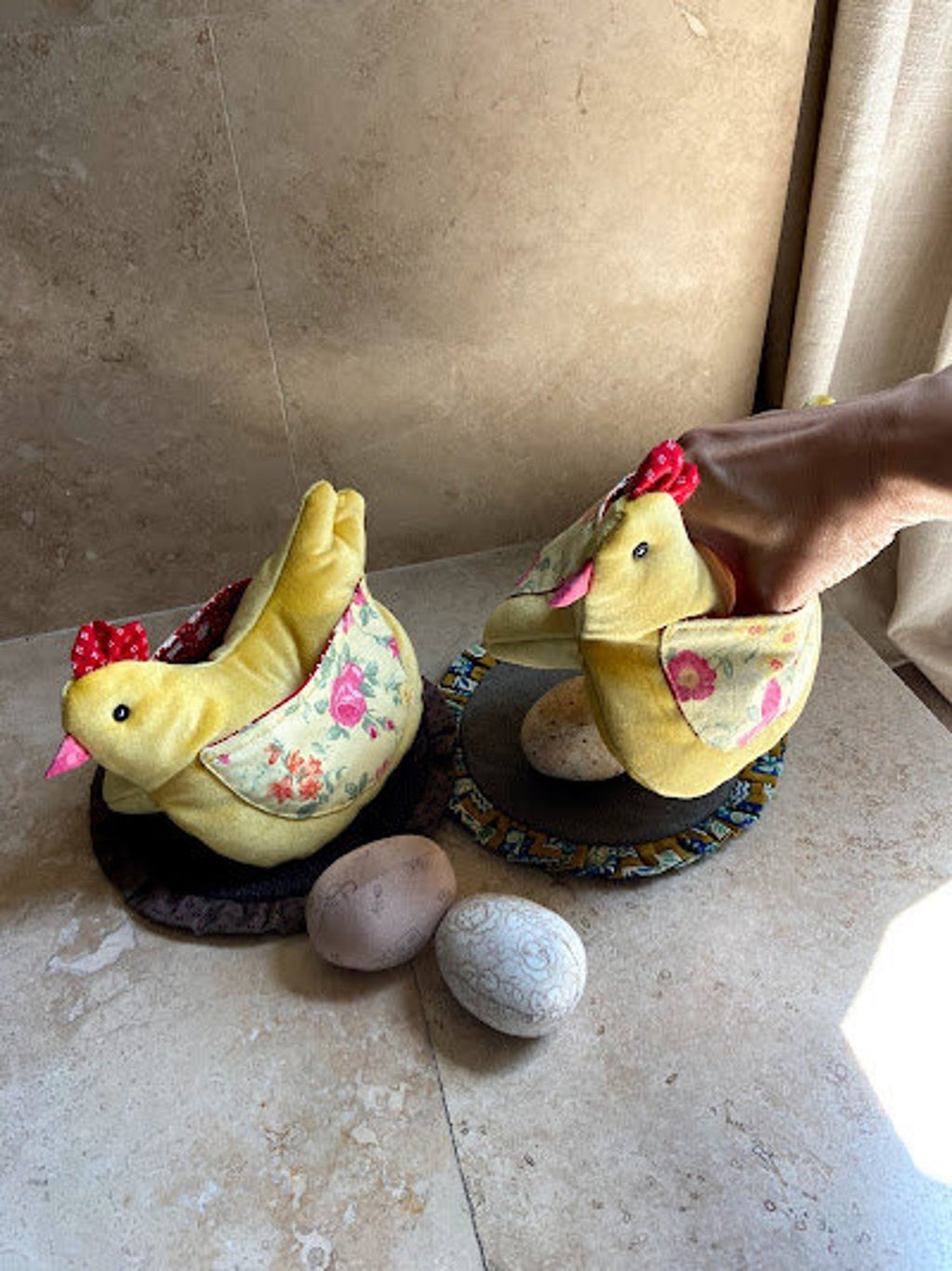 Chicken Pot Holder & Kitchen Glove Pattern PDF Set