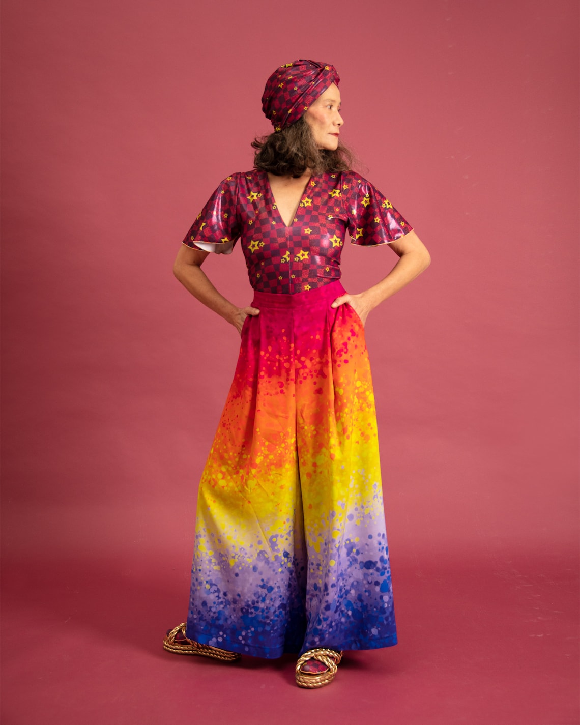 Palazzo Pants Sewing Pattern – Wide Leg Trousers PDF