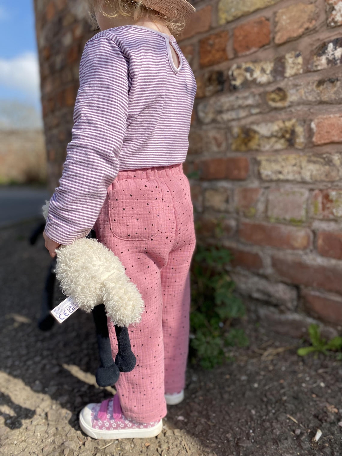Clover Pants – PDF Sewing Pattern | Relaxed Fit Pants for Kids (0-3M to 6Y)