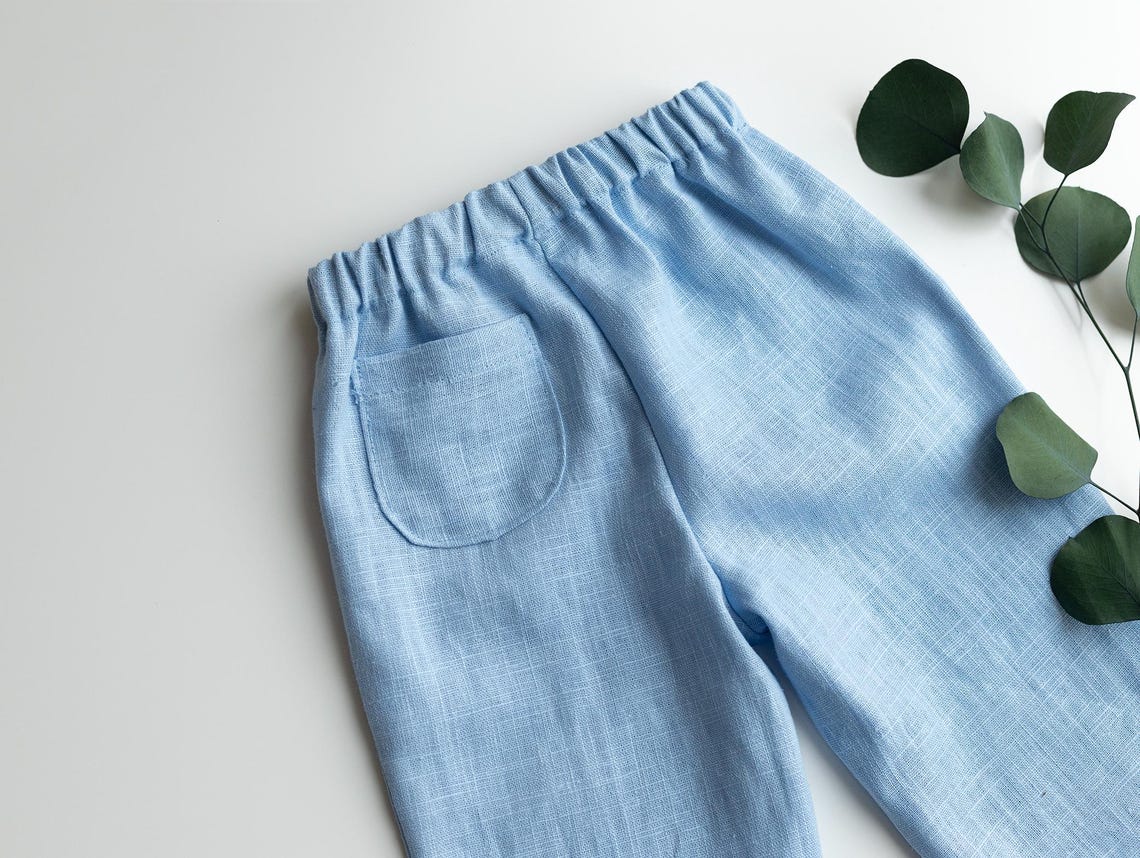 Clover Pants – PDF Sewing Pattern | Relaxed Fit Pants for Kids (0-3M to 6Y)