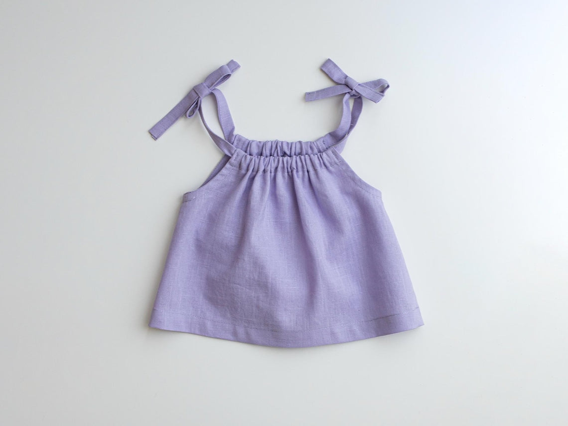 Daisy Set – PDF Sewing Pattern | Top and shorts set for Kids (0-3M to 6Y)