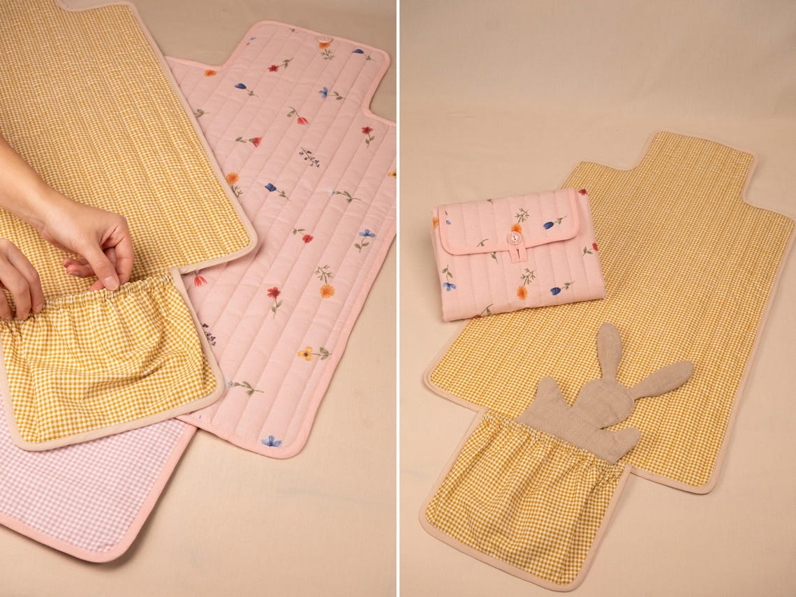 Changing Mat Sewing Pattern PDF Download Foldable Baby Pad