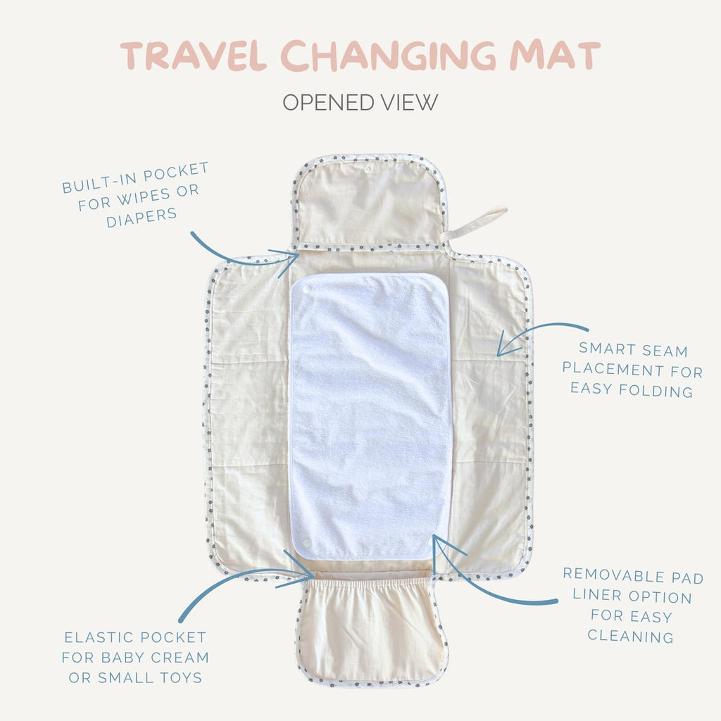 Travel Changing Mat PDF Sewing Pattern | Beginner Friendly