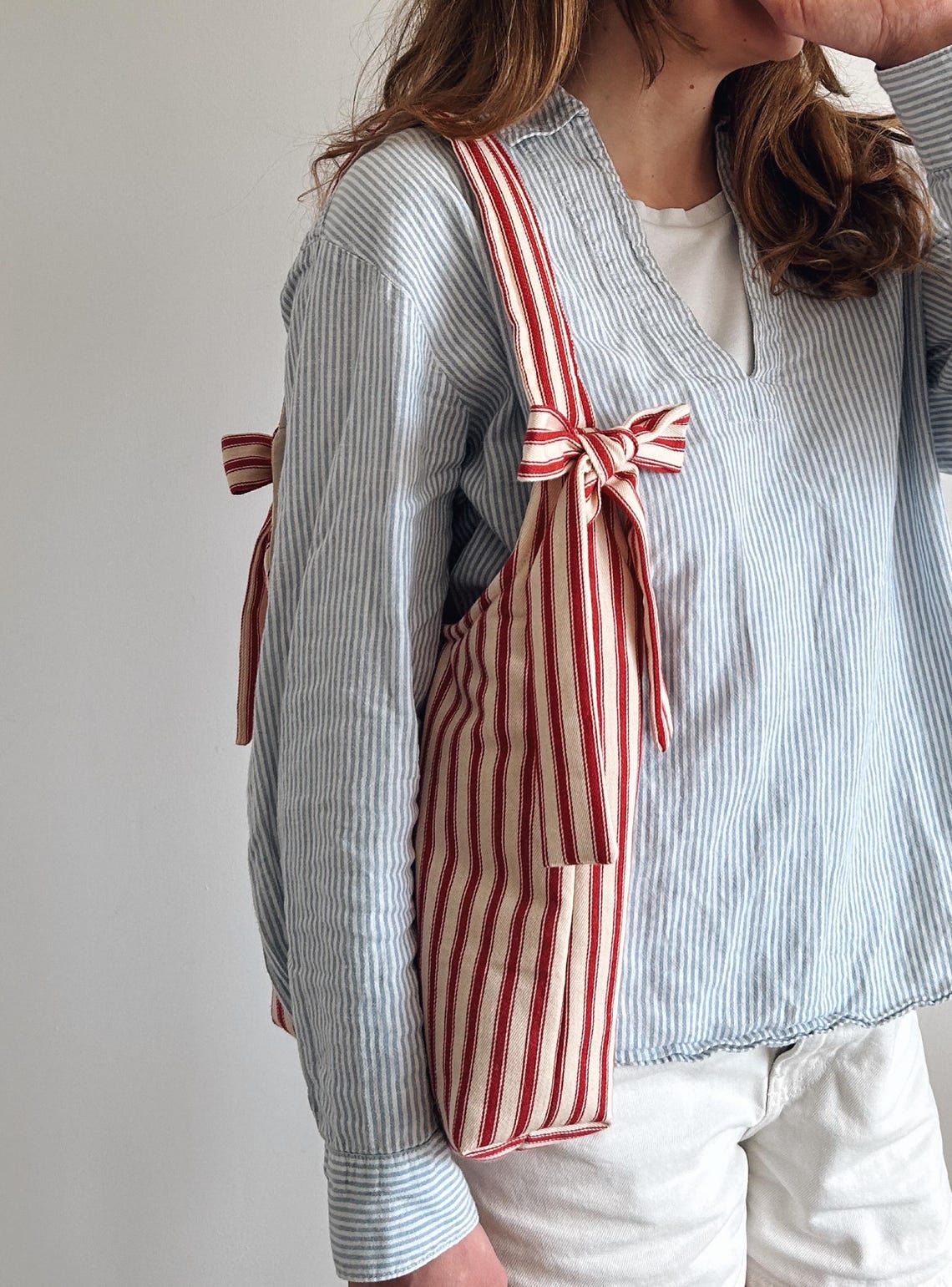 Slouchy Bow Bag Sewing Pattern: Beginner Friendly PDF Pattern