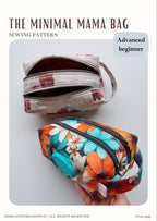The Minimal Mama Bag Wipe Pouch Sewing Pattern PDF Download