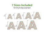 Fabric Alphabet Letters Numbers Symbols Pattern, Sizes 3-9" (PDF Pattern)
