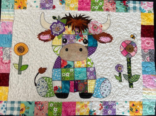 Farmhouse Friends Applique Quilt Pattern Bundle - 4-in-1 Baby Blanket PDF Set