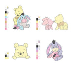 Winnie Bear & Friends Embroidery Bundle – 40 Designs | 4 Sizes | PES, DST, EXP, JEF, VP3, XXX  Instant Download