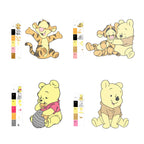 Winnie Bear & Friends Embroidery Bundle – 40 Designs | 4 Sizes | PES, DST, EXP, JEF, VP3, XXX  Instant Download