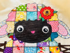 Patchwork Lamb Quilt Pattern: Applique Baby Blanket, Wall Hanging (PDF Download)