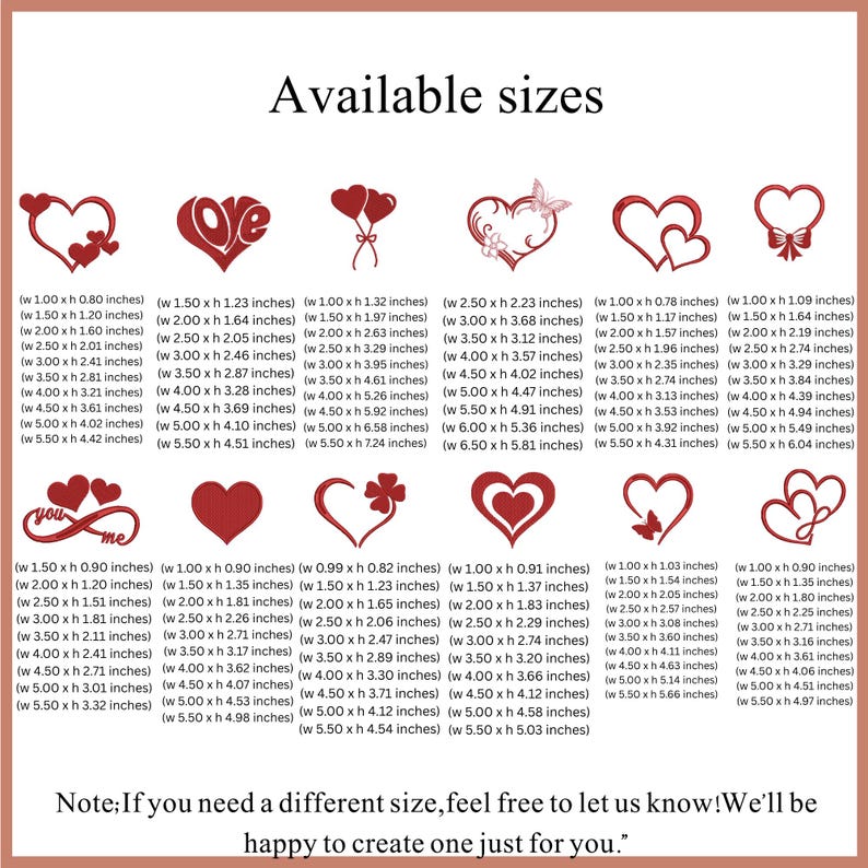 Hearts Embroidery Design Bundle | Mini Hearts Embroidery Pack