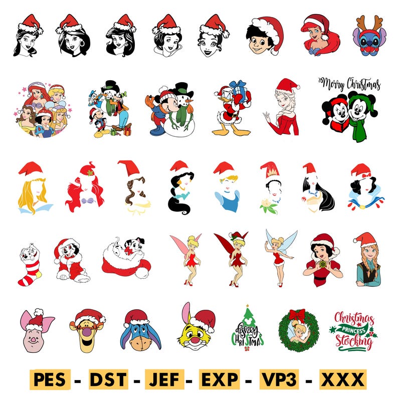 Mega Embroidery Bundle | 4 sizes | Pes, Jef, Exp, Dst, Vp3, Xxx | Instant Download