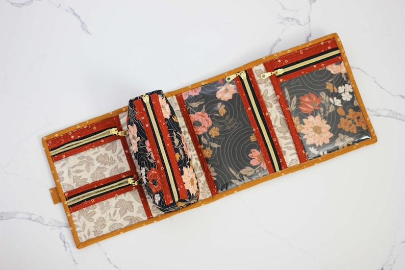 PDF Nightingale Zipper Case Pattern, Quilted Organizer Digital Download, Pattern in English Only