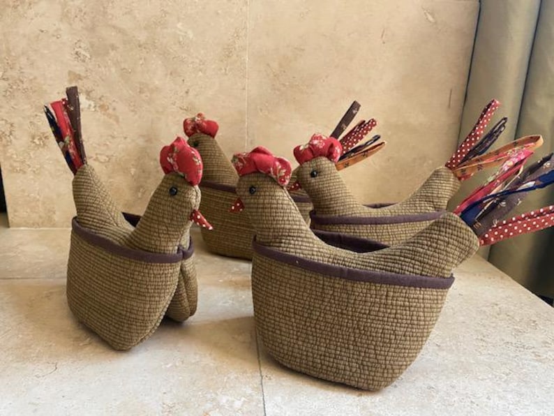 Chicken Pot Holder Pattern PDF | Quilted Oven Mitt